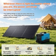 LVYUAN 300W Solar Panel Foldable Solar Panel Charger with Adjustable Kickstands Portable Waterproof IP67 24.5% High Efficiency for RV, Camping, Home, Outdoor, Power Station, off Grid