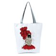 thumbnail image 1 of Roomy Solid Shoulder Straps Shoulder Pouch Small Zipper Cute Little Girl Print Tote Pouch for Work, 1 of 10