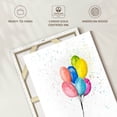 thumbnail image 6 of Elephant Stock The French Bulldog And The Balloons Wall Art - Vertical Canvas Wall Art - Living Room Wall Decor - Animal Canvas - Pink And Blue Decor By Ashvin Harrison - 30" x 45", 6 of 8