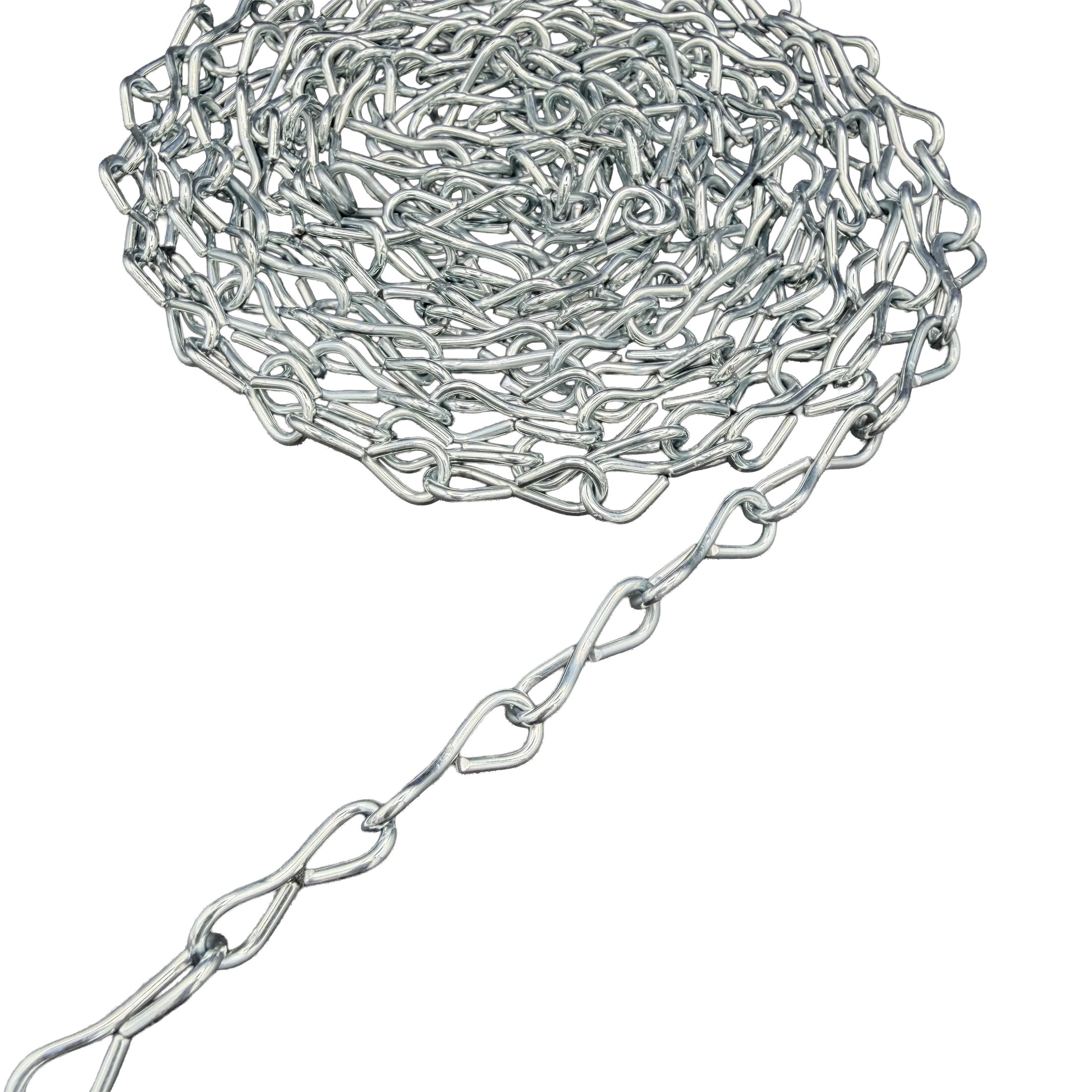 (2 pack) #16 Jack Chain, 20 feet, Zinc-Plated, Peerless Chain Company, #4840120,