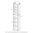 thumbnail image 4 of Furinno Indo 7-Tier Media Tower, Espresso 16074EX, 4 of 4