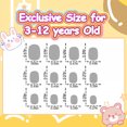 thumbnail image 4 of RAGUPEL 24Pcs Press on Nails for Kids,3D Animal Designs Kids Nails Set for Girls,Firmly Worn Press on Nails,Style4, 4 of 6