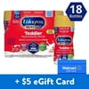 FREE $5 eGift Card with Purchase of 3 Packs of Enfagrow NeuroPro Ready-to-Use Toddler Nutritional Drink, Natural Milk (18 Bottles)