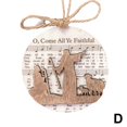 thumbnail image 1 of Colgante de escena de la natividad, colgante hueco de madera, decoración, hermoso y delicado adorno de nacimiento de Jesús para árbol de Navidad, decoración del hogar, 1 of 6