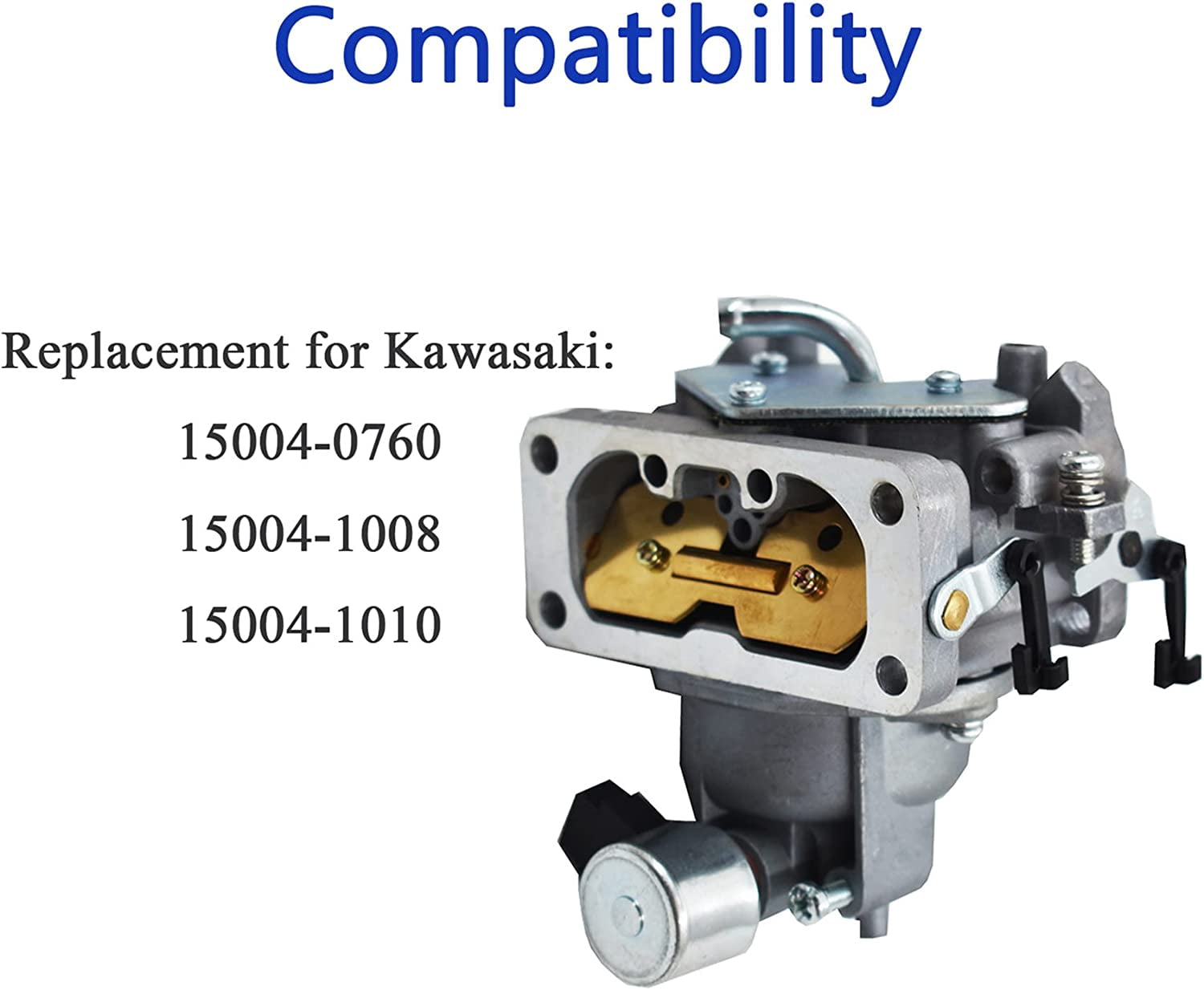 EPOTOOR 15004-0760 Carburetor Replacement for Kawasaki 15004-1010 15004-1008 FH680V FH641V FH661V Engine