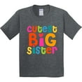 thumbnail image 3 of Inktastic Cutest Big Sister Youth T-Shirt, 3 of 5