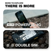 AGM M8 4G Rugged Flip Phone, Large Button Cell Phones for Seniors, Waterproof/Drop-Proof, SOS Side Key, Hearing Aid Compatible, Fast Dialing, 104dB Powerful Speaker, Big Keyboard, Dual SIM, 1500mAh