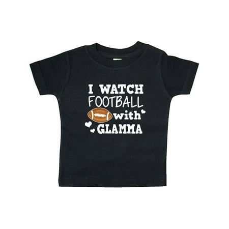 

Inktastic I Watch Football with My Glamma Gift Baby Boy T-Shirt