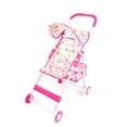 WonderPlay Pretty In Pink Doll Stroller With Canopy & Tray - Pink ...