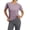 Purple Womens Tops, variant on Womens Yoga Tops Short Sleeve Crew Neck T-Shirts Mesh Splice Back Tees for Running Workout Mother Gifts