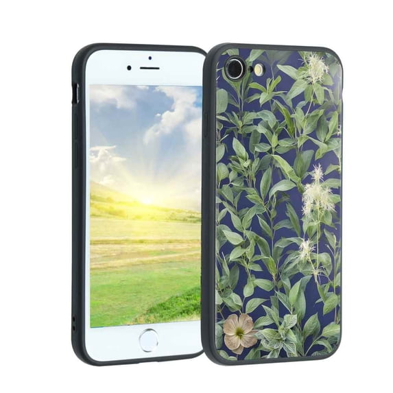 Botanical-1 Phone Case, Degined for iPhone SE 2022 Case Men Women, Flexible Silicone Shockproof Case for iPhone SE 2022