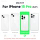 thumbnail image 2 of Funda de teléfono ORNARTO Vortuxe para iPhone 15 Pro, color verde pino, 2 of 7