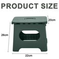thumbnail image 4 of Folding Stool Plastic Household Portable Folding Stool Mazar Stool Outdoor Portable Small Bench, 4 of 5