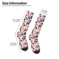 thumbnail image 5 of Balery Abstract Leopard Print Fun Novelty Socks Men'S Women'S Crew Socks Funny Crazy Novelty Socks Quirky And Cool Socks, 5 of 9