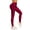 Wine, variant on Celsior Compression Leggings Anti Cellulite Anti Cellulite Leggings Scrunch Butt Lifting Leggings Tummy Control Compression Pants High Waisted Booty Butt Lifting Leggings Push Up Yoga Pants Silver M