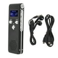 thumbnail image 2 of Digital Voice Recorder, Multifunctional Dual Mic Recorder with MP3 Player Function, Noise Reduction HD Recording Voice for Lecture Interview Meeting, 2 of 8