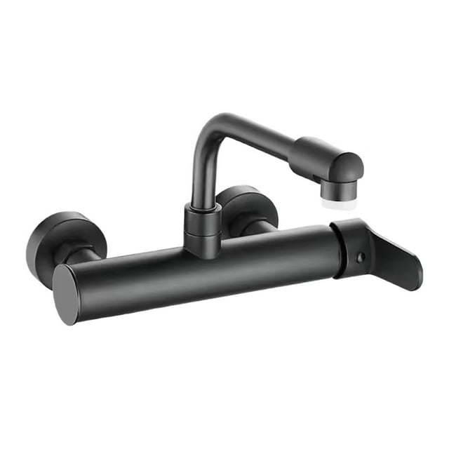 In-wall Hot And Cold Folding Retractable Kitchen Dishwashing Faucet, Brass Elongated Universal Baking Faucet ,Versatile Features