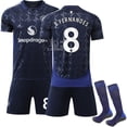 thumbnail image 1 of Man Utd Kids Football Jersey 2024-25, No.8 B.Fernandes, Official Kit, 1 of 2