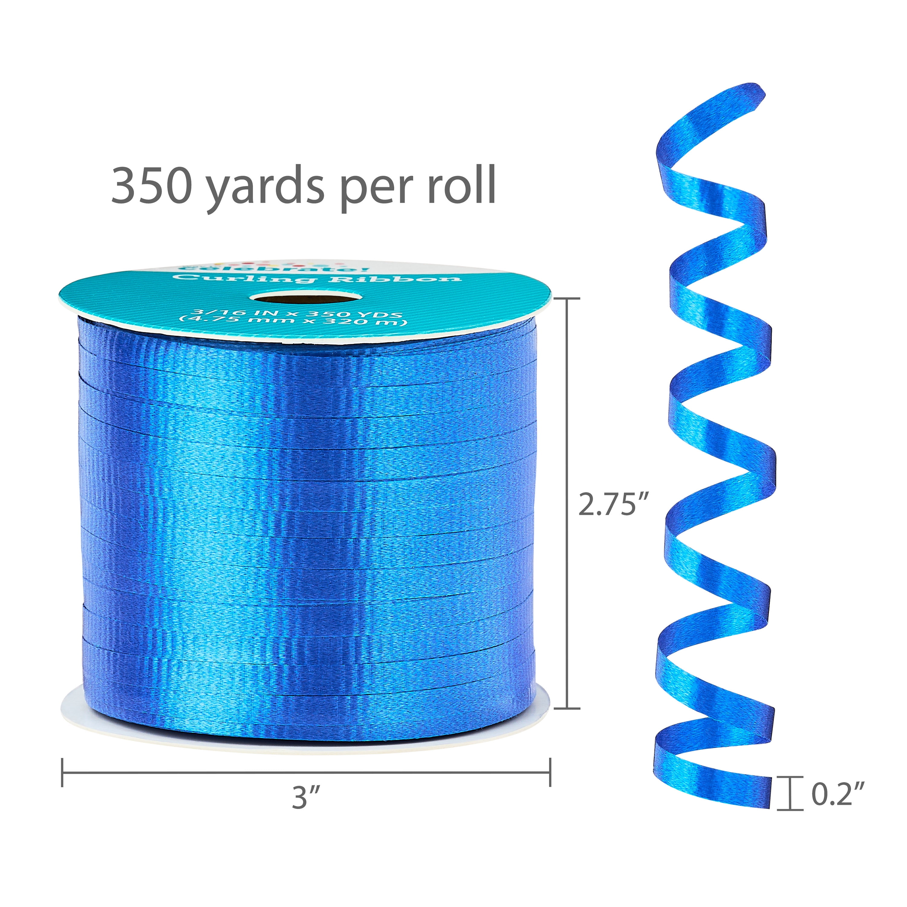 Royal Blue Curling Ribbon, 350 yds, by Way To Celebrate