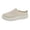 Beige, variant on Womens Knitted Mesh Shoes Lightweight Non-Slip Rubber Soles Garden Shoes Breathable Beach Vacation Clogs Mules Shoes Black 8 Wide