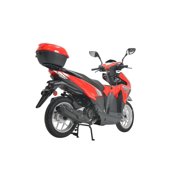 HHH Spider 200 Scooter EFI Fuel Injected Street Legal Scooter with 14 Rims (Red)
