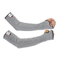 Cut Resistant Sleeves,Breathable Arm Protectors for Thin Skin and Bruising,18 inch Safety Gardening Sleeve with Thumb Hole,Sleeves to Cover Arms for Men Women on Garden fixing Work