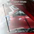 thumbnail image 2 of Unique Bargains Lift Supports Struts for Volvo S40/V50 2005-2011 No.31218478/9483570 Front Hood Gas Spring Black 1 Pcs, 2 of 7
