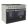 thumbnail image 3 of Kucht Professional 48" Stainless Steel Natural Gas Range in Silver and Black, 3 of 19