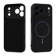 thumbnail image 1 of ShellTech for iPhone 16 Premium Flexible TPU Magnetic Case, Anti-Scratch, Anti-Fingerprint, Compatible with MagSafe Wireless Charging, Shockproof Non-Slip Lightweight Protective,Black, 1 of 7