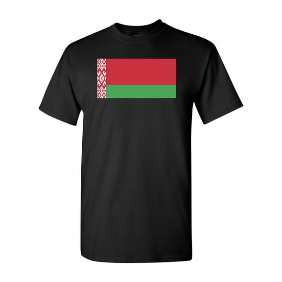 Belarus Country Flag Adult DT T-Shirt Tee