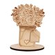 thumbnail image 5 of Manualidades de madera para el Día de Madre, decoración de mesa, ramo de flores de madera en , tarjeta de felicitación para esposa, maestra,, 5 of 9