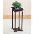thumbnail image 1 of Coaster Support de Plante d'Accent Carré à Dessus en Marbre, Merlot et Vert, 1 of 1