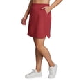 thumbnail image 2 of RBX Active Women's Plus Size Golf/Tennis Woven Longer Length Skort With Pockets, 2 of 5
