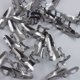 thumbnail image 1 of Púas de guitarra de acero inoxidable, dedo índice, celuloide, pulgar, dedo índice, metralla, caja de 15 juegos, accesorios para guitarra, 1 of 4