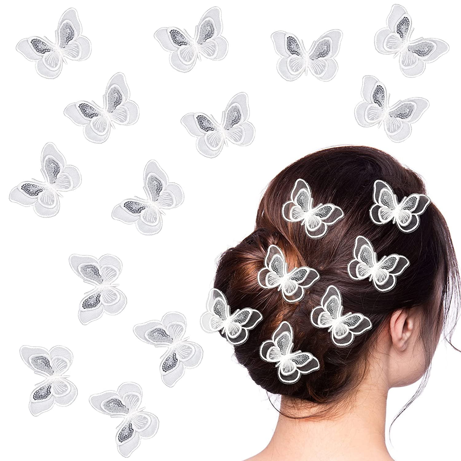 18 Pieces Butterfly Hair Clip Flower Hair Clip Embroidery Flower Hair Pins Lace Butterfly Hair Bows Wedding Hair Accessories Alligator Clip Hair Clips for Women Girl Wedding Decor | Walmart Canada 18 Pieces Butterfly Hair Clip Flower Hair Clip Embroidery Flower Hair Pins Lace Butterfly Hair Bows Wedding Hair Accessories Alligator Clip Hair Clips for Women Girl Wedding Decor | Walmart Canada