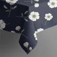 thumbnail image 5 of Pioneer Flower Floral Print Pattern Square Tablecloth, Waterproof Wipeable Spillproof Washable Table Cover for Home Kitchen Party Decor, 60"x60", 5 of 6