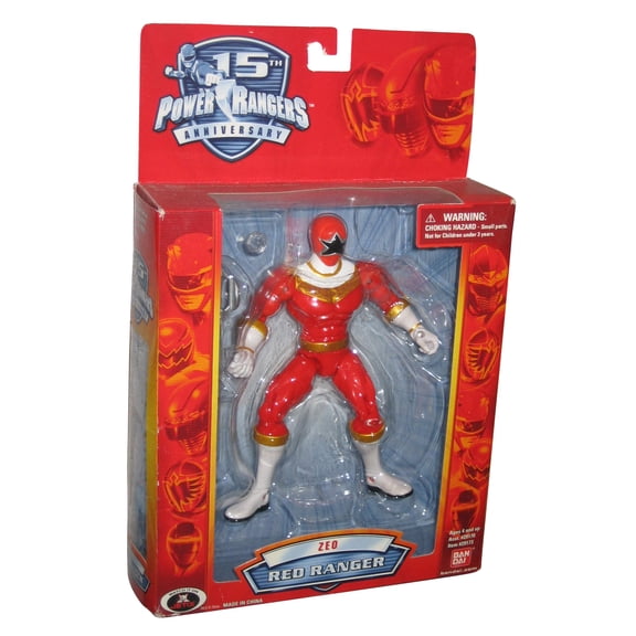 Power Rangers 15th Anniversary Zeo Red Ranger (2007) Bandai Figure