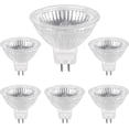 thumbnail image 1 of Halogen Bulb GU5.3 50W 12V, 800lm Warm White 2700K Dimmable, Halogen Spotlight Bulb MR16, pack of 6, 1 of 5