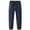 Blue, variant on Brondbend Sweatpants for Men Mens Joggers Zipper Pocket Workout Pants Elastic High Waisted Solid Casual Sport Trousers Loose Fitness Fall Winter Pants Black