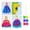 Multicolor, variant on Elainilye 4-Pack Princess Dress-Up Art Activity Set, DIY Poke Art Painting Kits for Kids Ages 4-12, Puzzle Craft Toy Gift for Birthday Parties, Classroom Projects