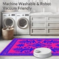 thumbnail image 5 of ODIKA 3'x5' Machine Washable Non-Slip Area Rug, Damask Elegant Fade Timeless Contemporary High Traffic Rug, Pink, 550238, 5 of 5