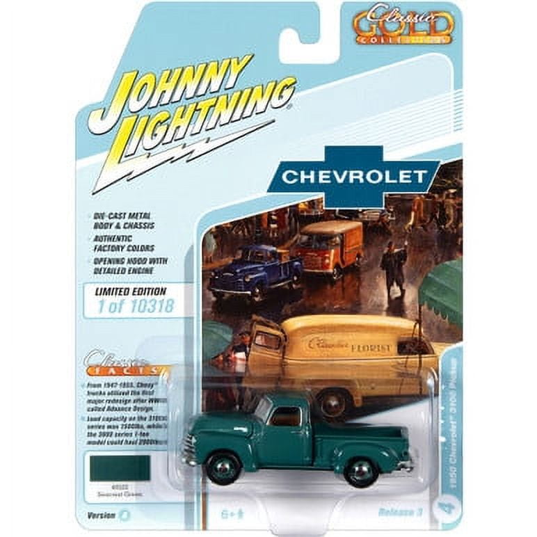 JLCG026A-4 Johnny Lightning 1950 Chevrolet Stepside Truck