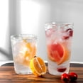 thumbnail image 3 of Zainca 20-ounce Plastic Tumblers, Acrylic Drinking Glasses High-Balls, set of 6 Clear, 3 of 4