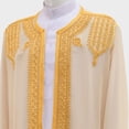 thumbnail image 4 of Men's Modern Middle Robe Thobe for Daily Wear – Long Sleeve Kaftan Tunic for Relaxed Comfort and Everyday Style, 4 of 7