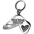 thumbnail image 4 of I Heart Guts Pancreas Keychain - Sweet On You - 2.6" Engraved Enamel Metal Keychain, 4 of 5