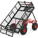 thumbnail image 5 of 880 lbs heavy - duty steel garden cart con removable sides para yard work, utility wagon, 5 of 5