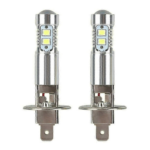 H1 LED Headlight Bulbs Conversion Kit for High/Low Beam & Fog Lights, 100W 6000K White