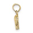 thumbnail image 5 of Auriga Fine Jewelry 10K Yellow Gold & Polished Elephant Charm for Women (L-11.8 mm,W-13.09 mm), 5 of 6