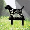 thumbnail image 2 of Handmadetneonsign Border Terrier Dog Metal With Stake, Dog Metal Name Sign Stake, Dog Metal Stake Decor 66577, 2 of 5