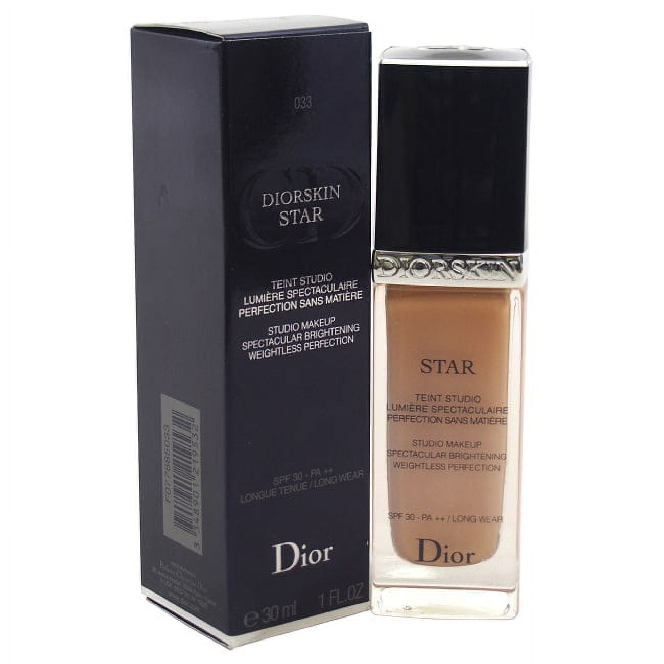 Christian Dior Diorskin Star Studio Makeup Spectacular Brightening SPF 30 033 Apricot Beige 1 oz Foundation Walmart